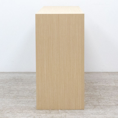 Armoire basse L112 Verre / Chêne