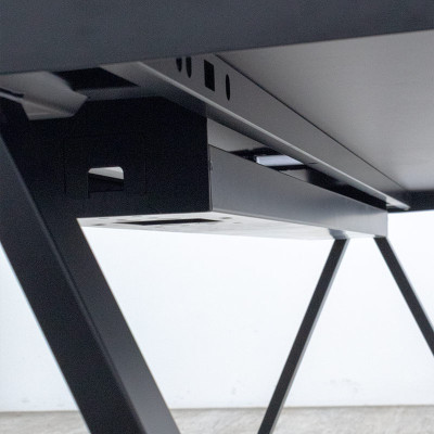 BENE Delta Table L240 Gris Foncé