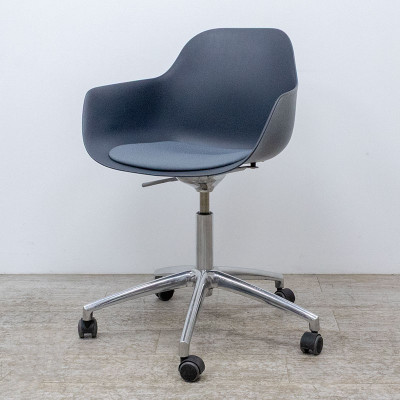 CRASSEVIG Pola Round roulettes Gris