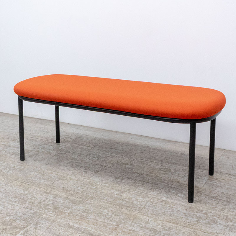 ONDARRETA Banc en tissu Rouge/ Noir