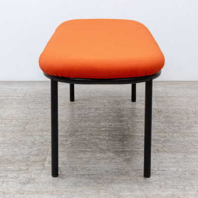 ONDARRETA Banc en tissu Rouge/ Noir