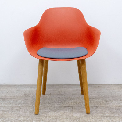 CRASSEVIG Pola Round Rouge / Gris