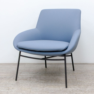ACTIU Noom 10 simili cuir Bleu