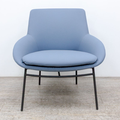 ACTIU Noom 10 simili cuir Bleu