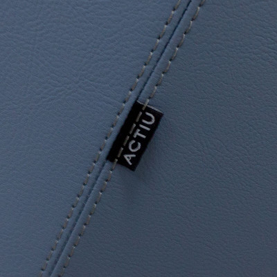 ACTIU Noom 10 simili cuir Bleu