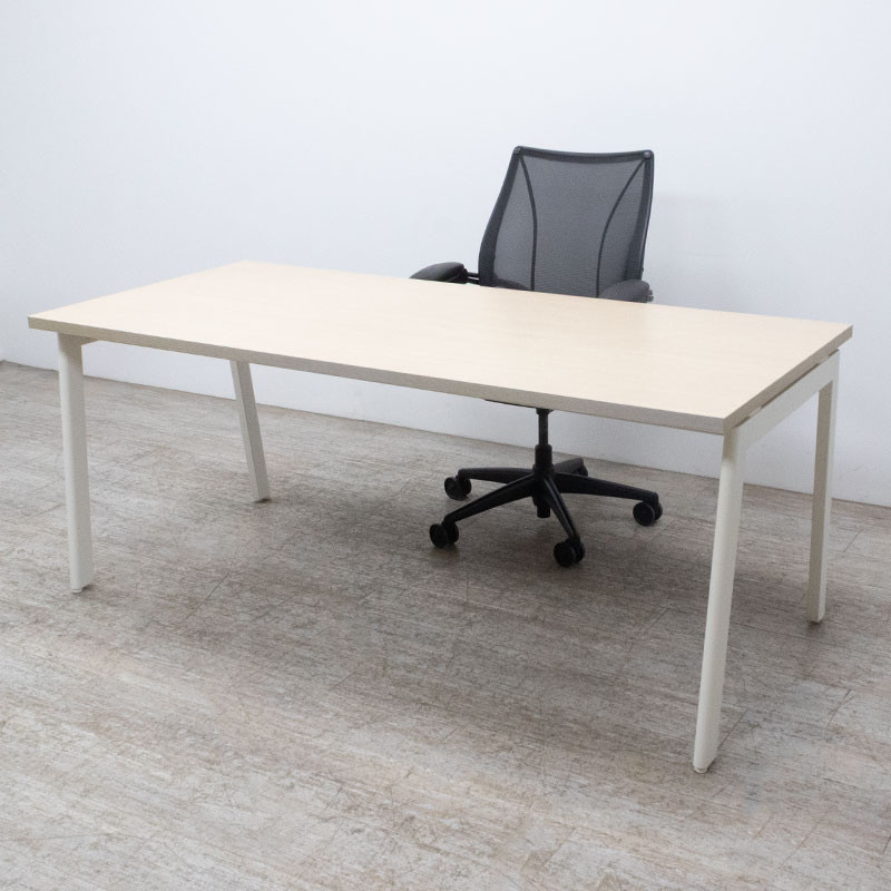 Bureau L 180 Chêne fil  Blanc
