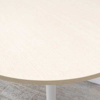 Table haute ronde Ø80 Chêne fil