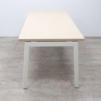 Bureau L 180 Chêne fil  Blanc
