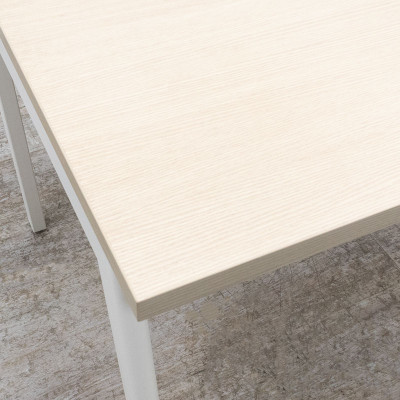 Bureau L 180 Chêne fil  Blanc
