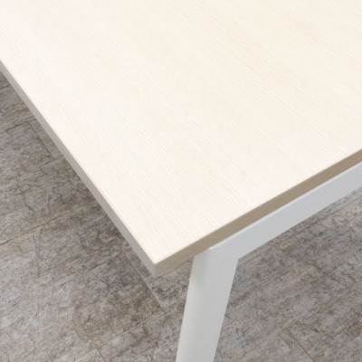 Bureau L 120 Chêne fil Blanc