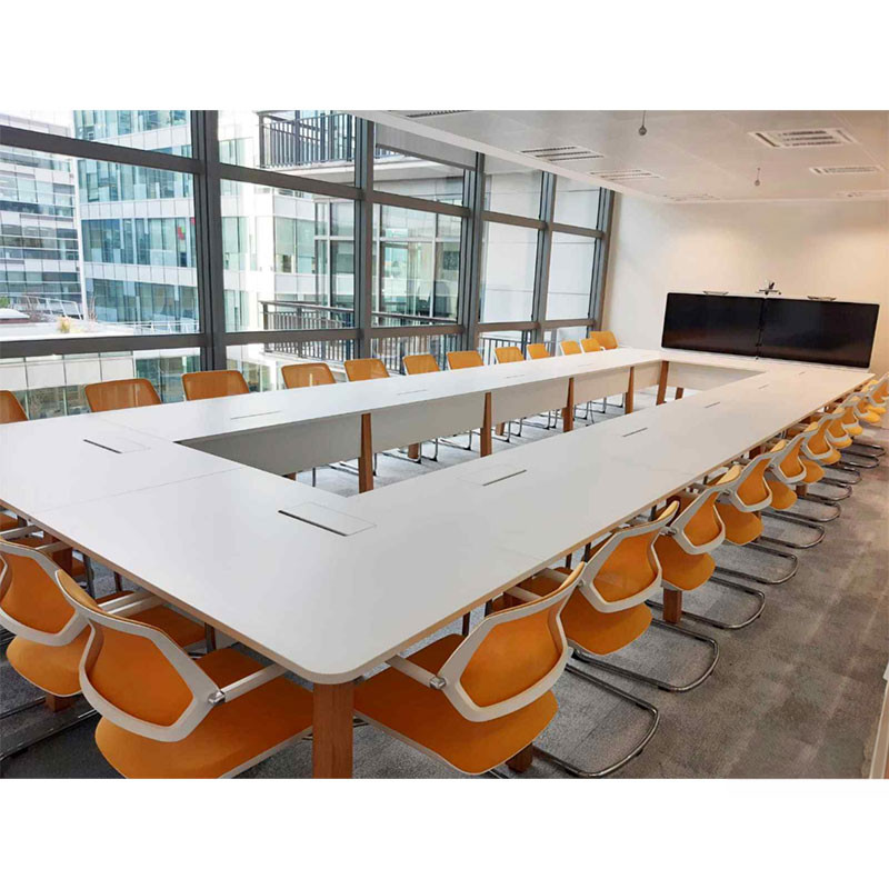 KAMO Table de réunion L801 Blanc