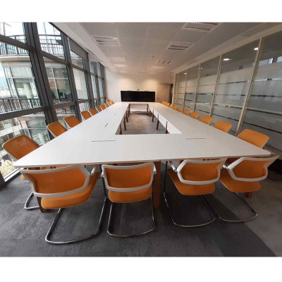 KAMO Table de réunion L801 Blanc