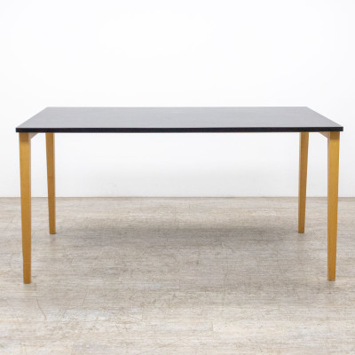 Table haute L190 Noir / Bois 2nd Ch