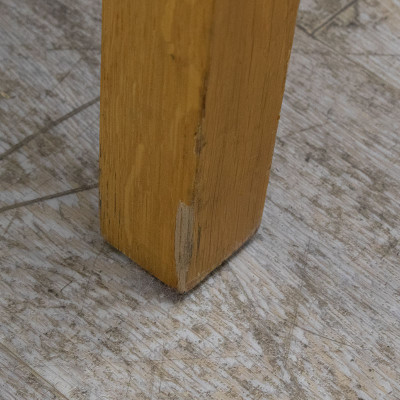 Table haute L190 Noir / Bois 2nd Ch