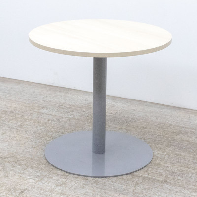 Table ronde Ø80 Frêne / Gris
