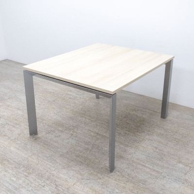 Table L120 Frêne / Gris Aluminium