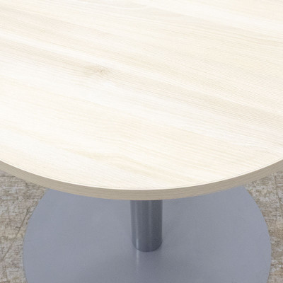 Table ronde Ø80 Frêne / Gris