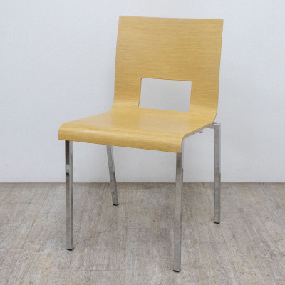 PEDRALI Kuadra Chaise Chêne