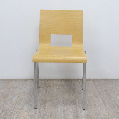 PEDRALI Kuadra Chaise Chêne