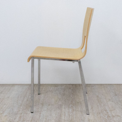 PEDRALI Kuadra Chaise Chêne