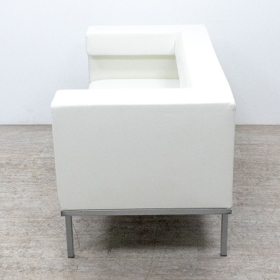 KLÖBER Canapé L150 Cuir Blanc 2nd C