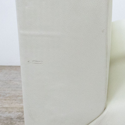 KLÖBER Canapé L150 Cuir Blanc 2nd C