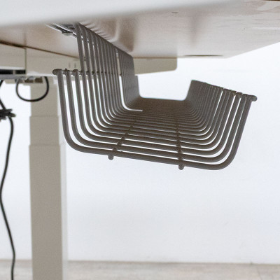 Bureau électrique L120 Chêne/Blanc