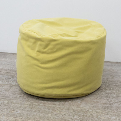 Fatboy pouf Ø50 en tissu Jaune