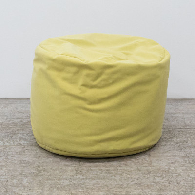 Fatboy pouf Ø50 en tissu Jaune