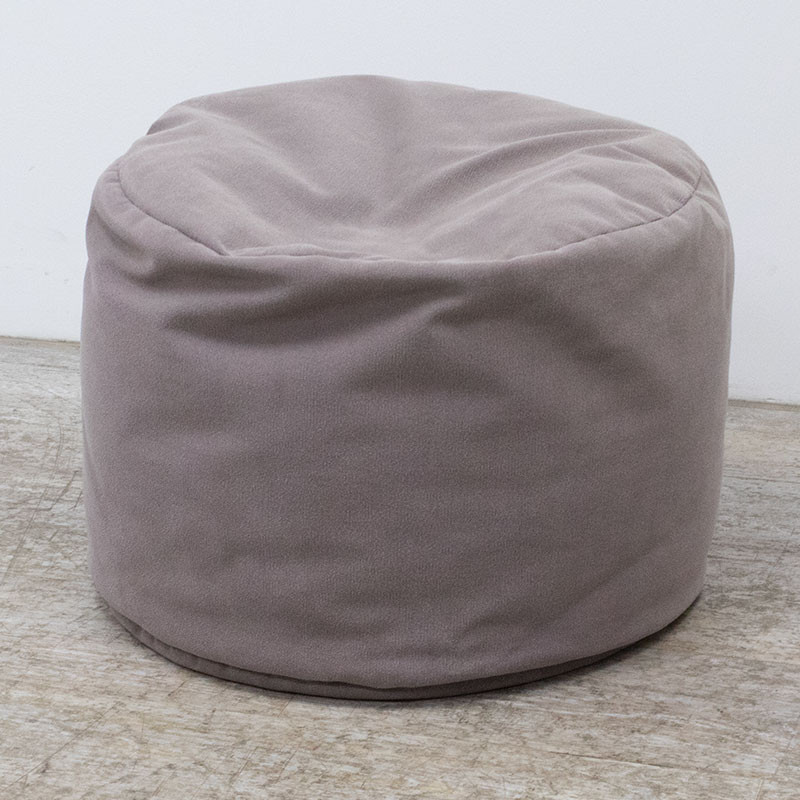 Fatboy pouf Ø50 en tissu Gris