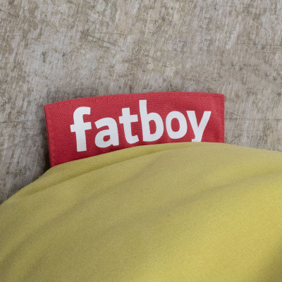 Fatboy pouf Ø50 en tissu Jaune