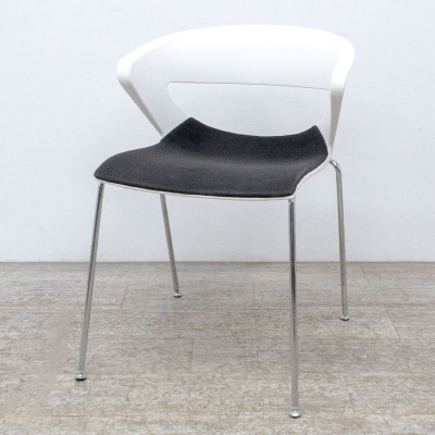 KASTEL Kicca Chaise Noir / Blanc