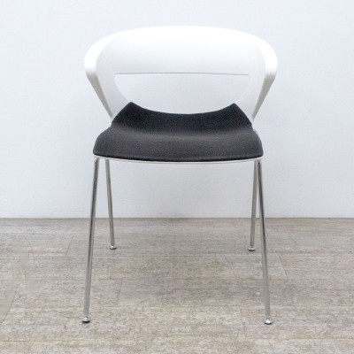 KASTEL Kicca Chaise Noir / Blanc