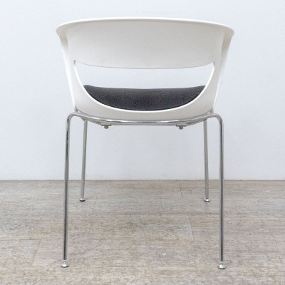 KASTEL Kicca Chaise Noir / Blanc