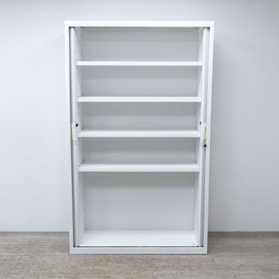 Armoire haute L120 Bouleau/ Blanc