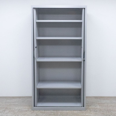 Armoire haute L100 Gris Aluminium