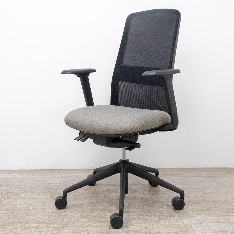 QUADRIFOGLIO Fauteuil Gris /Noir 3D