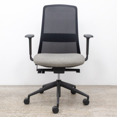 QUADRIFOGLIO Fauteuil Gris /Noir 3D
