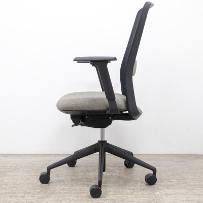 QUADRIFOGLIO Fauteuil Gris /Noir 3D