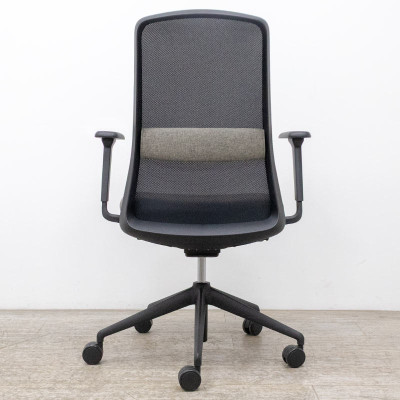 QUADRIFOGLIO Fauteuil Gris /Noir 3D