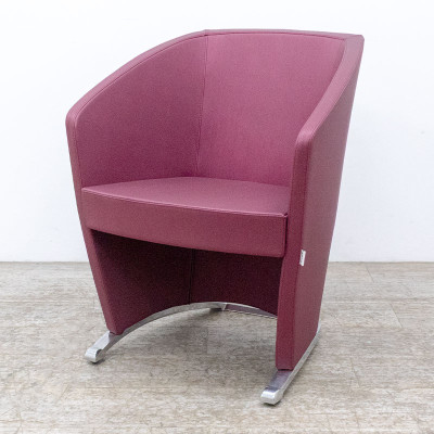 ARTECK Fauteuil attente Violet