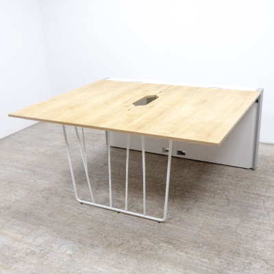 FAMO Deck bench 2 postes L140 Chêne