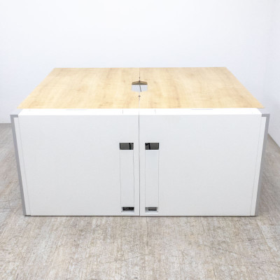 FAMO Deck bench 2 postes L140 Chêne