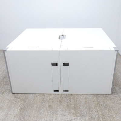 FAMO Deck bench 2 postes L140 Blanc
