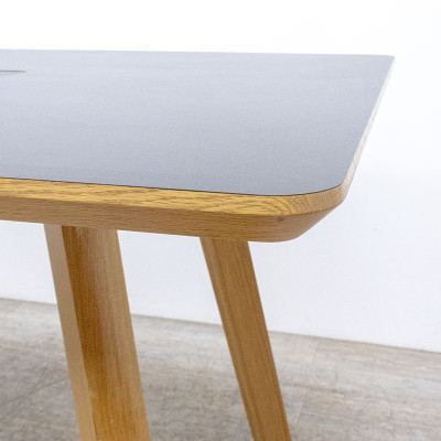 Table haute L260 Noir / Bois
