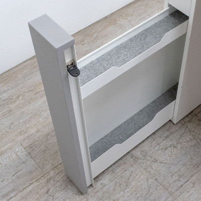 FAMO Deck bench 2 postes L140 Blanc