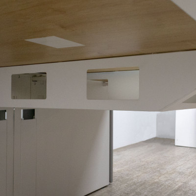 FAMO Deck bench 2 postes L140 Chêne