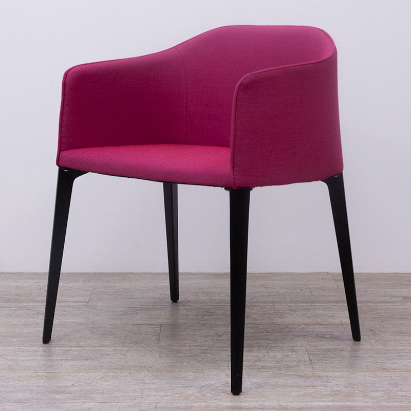 Chaise Pedrali Laja tissu Magenta