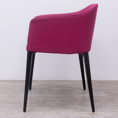 Chaise Pedrali Laja tissu Magenta