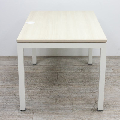 Bureau droit L120 Frêne blanc+ obt.